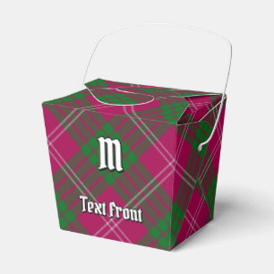 Clan Crawford Tartan Favor Box Geschenkschachtel