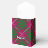 Clan Crawford Tartan Favor Box Geschenkschachtel (Geöffnet)