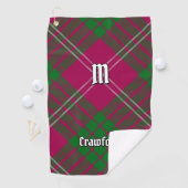 Clan Crawford Tartan Golf Towel Golfhandtuch (Insitu)