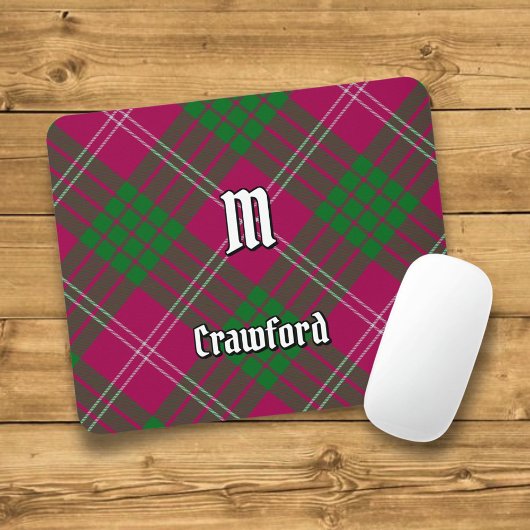Clan Crawford Tartan Mouse Pad Mousepad
