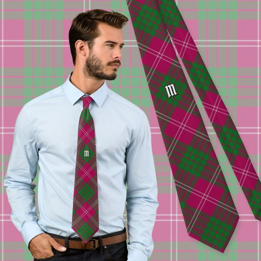 Clan Crawford Tartan Neck Tie Krawatte