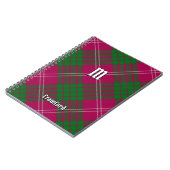 Clan Crawford Tartan Notebook Notizblock (Linke Seite)