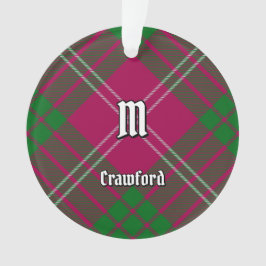 Clan Crawford Tartan Ornament