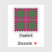 Clan Crawford Tartan Sticker (Blatt)
