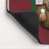 Clan Crawford Tartan und Sporran Mousepad (Ecke)