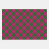 Clan Crawford Tartan Wrapping Paper Sheets Geschenkpapier Set (Vorderseite 3)