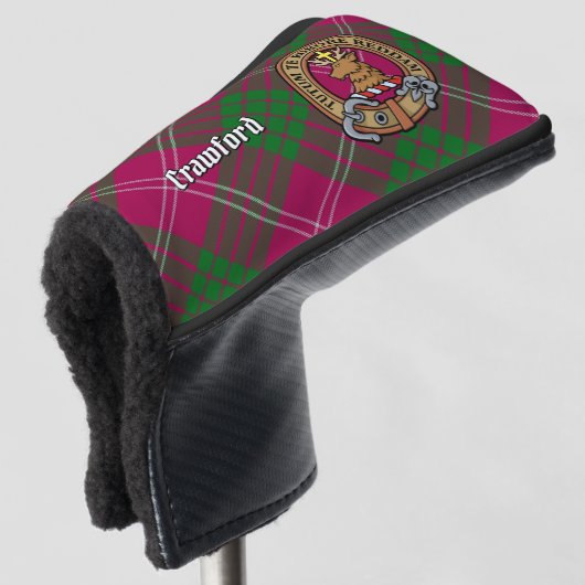 Clan Crawford Wappen Head Cover Golf Headcover (3/4 Vorderseite)