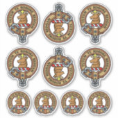 Clan Crawford Wappen Sticker Set (Vorderseite)