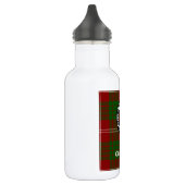 Clan Crawford Wappen Tartan Edelstahlflasche (Links)