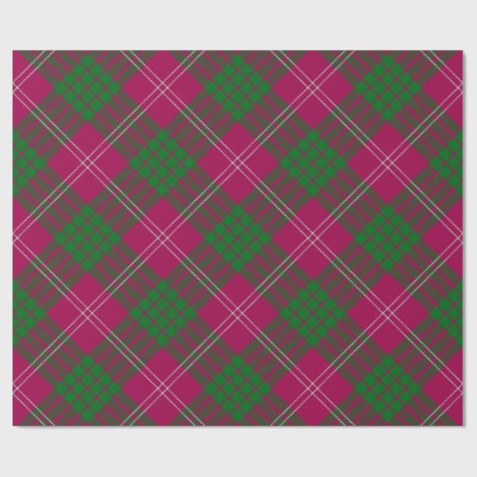 Clan Crawford Wrapping Paper Geschenkpapier (Flach)