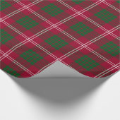 Clan-CrawfordTartan Geschenkpapier (Ecke)