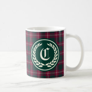 Clan-Crawfordtartan-Monogramm Kaffeetasse