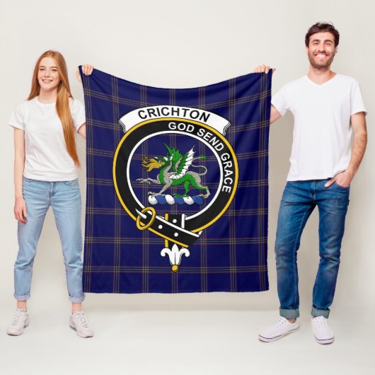 Clan Crichton Tartan Kariert Fleecedecke (Beispiel)