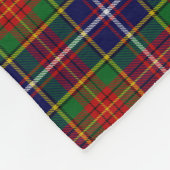 Clan Crozier Tartan Kariert Fleecedecke (Ecke)