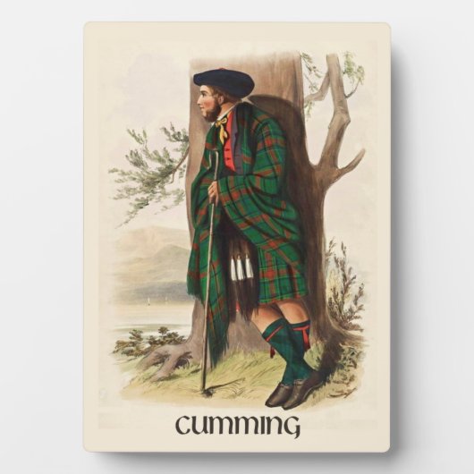 Clan Cumming Clans of Scotland von R. R. McIan Fotoplatte (Vorderseite)