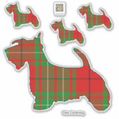 Clan Cumming Scottie Sticker (Vorderseite)