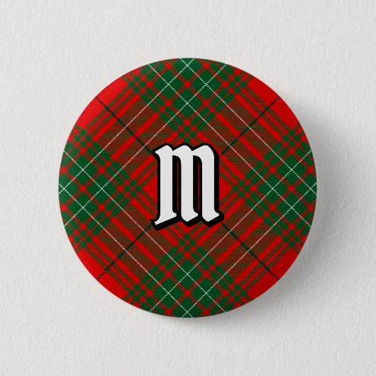 Clan Cumming Tartan Button (Vorderseite)