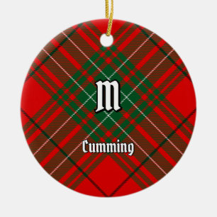 Clan Cumming Tartan Keramik Ornament