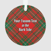 Clan Cumming Tartan Ornament (Rückseite)