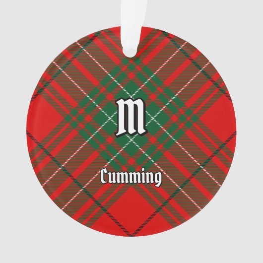 Clan Cumming Tartan Ornament (Vorderseite)