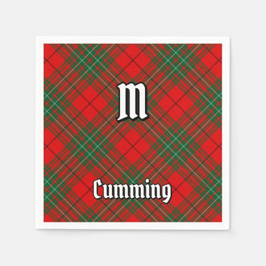 Clan Cumming Tartan Serviette (Vorderseite)