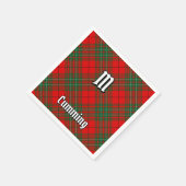 Clan Cumming Tartan Serviette (Ecke)