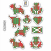 Clan Cumming Tartan Sticker (Vorderseite)