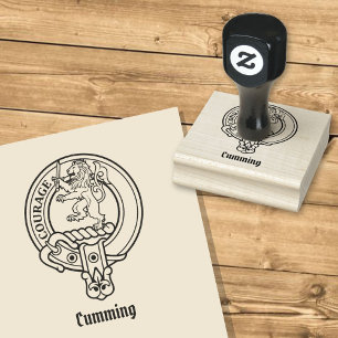Clan Cumming Wappen Rubber Briefmarke Gummistempel
