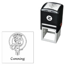 Clan Cumming Wappen Rubber Briefmarke