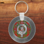 Clan Cumming Wappen & Tartan Knoten Schlüsselanhän Schlüsselanhänger (Vorderseite)