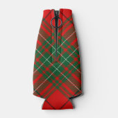 Clan Cumming Wappen über Tartan Flaschenkühler (Rückseite)