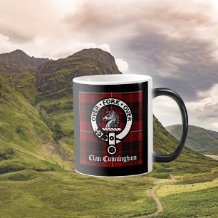 Clan Cunningham Abzeichen & Tartan Kaffeetasse