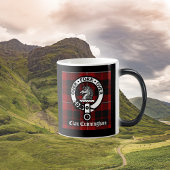 Clan Cunningham Abzeichen & Tartan Kaffeetasse