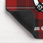 Clan Cunningham Abzeichen & Tartan Mousepad (Ecke)