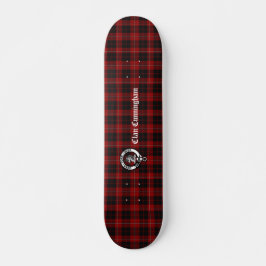 Clan Cunningham Abzeichen & Tartan Skateboard