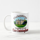 Clan Cunningham Dreaming von Zuhause Finlaystone Kaffeetasse (Links)