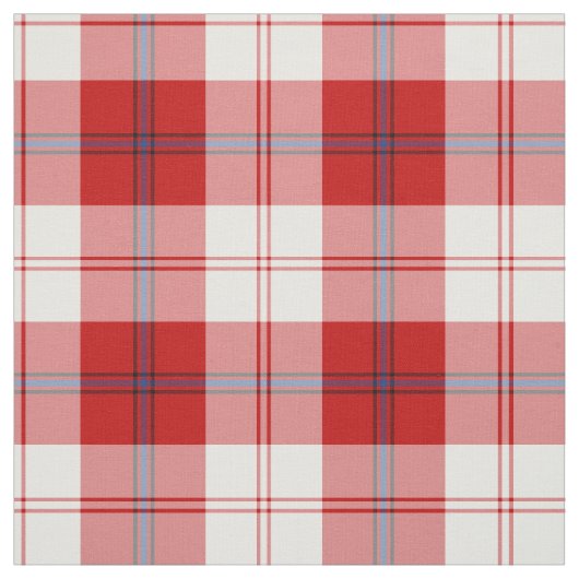 Clan Cunningham Dress Tartan Red Kariert Stoff (Muster)