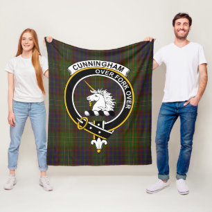 Clan Cunningham Jagd Modern Tartan Kariert Fleecedecke