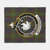 Clan Cunningham Jagd Modern Tartan Kariert Fleecedecke (Vorderseite (Horizontal))
