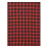 Clan Cunningham Red und Black Scottish Tartan Tischdecke (Vorderseite)