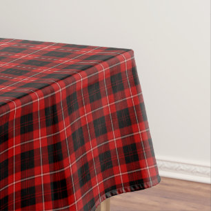 Clan Cunningham roter und schwarzer schottischer Tischdecke