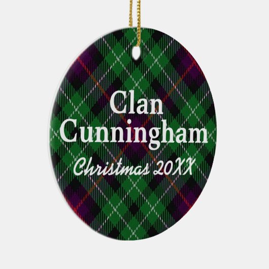Clan Cunningham Scott Keramikornament (Rechts)