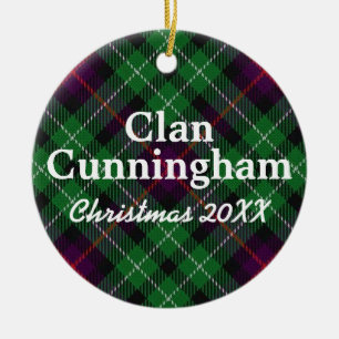Clan Cunningham Scott Keramikornament