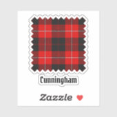 Clan Cunningham Tartan Aufkleber (Blatt)