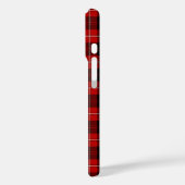 Clan Cunningham Tartan Bright Red and Black Karier Case-Mate iPhone Hülle (Rückseite / Links)