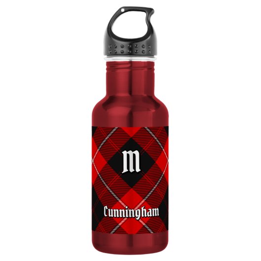 Clan Cunningham Tartan Edelstahlflasche (Vorderseite)