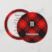 Clan Cunningham Tartan Einladung (Vorne/Hinten)