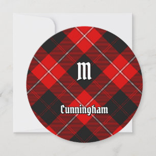 Clan Cunningham Tartan Einladung