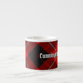Clan Cunningham Tartan Espressotasse (Vorderseite)