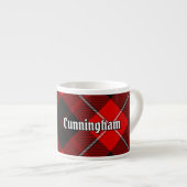 Clan Cunningham Tartan Espressotasse (Vorderseite Rechts)